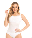 Chemisier basique à taille avec dos recouvert et bretelles réglables BL0238 par Fajas M&D®