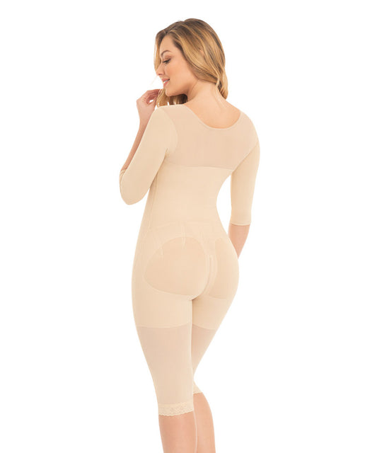 Ceinture longue avec couverture sur le dos et les bras F0074 de Fajas M&D®