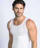 Strong control tank top for everyday use in stretch cotton by Leonisa® 035022