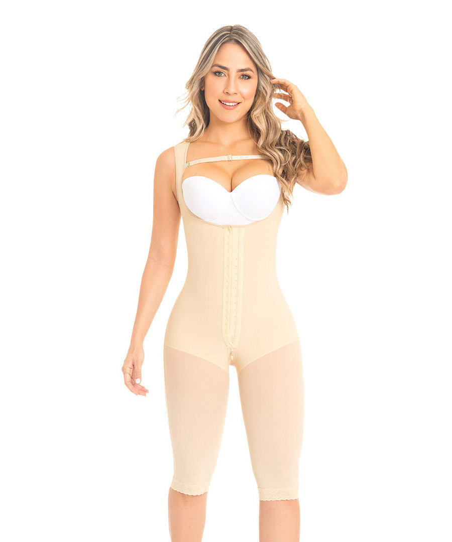 Faja larga, sisa cubierta, hombro ajustable F0075 de Fajas M&D®