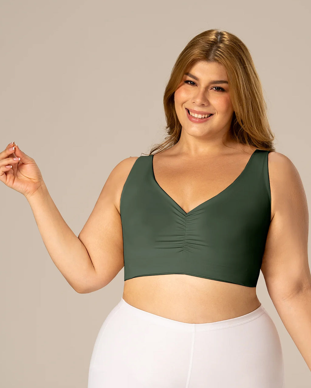 Top de realce seamless Fajas MyD Control Fresh B06006