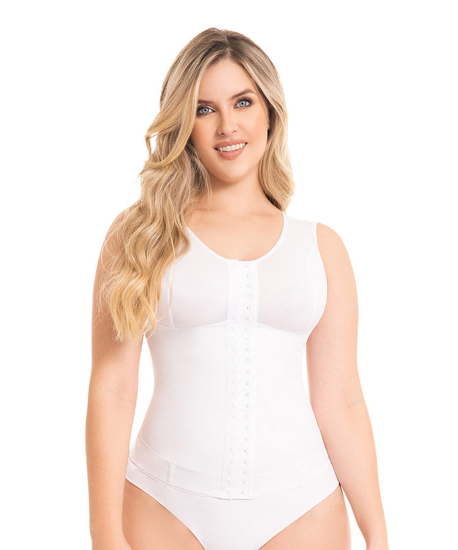 Blusa brasier control de abdomen BL0820 de Fajas M&D®