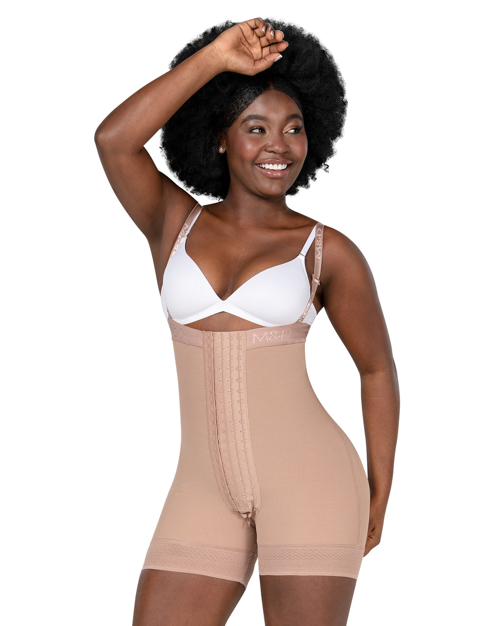 Faja corta strapless realce invisible Fajas MyD F-30466